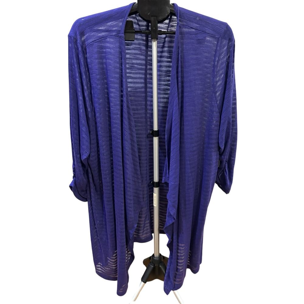NWT Catherine's Blue Cardigan Women's size 4X